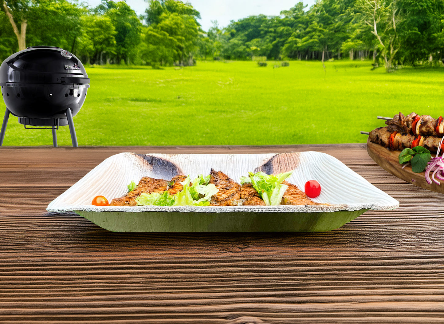 Rectangular Bowl (Medium) - Areca Palm Leaf Bowl