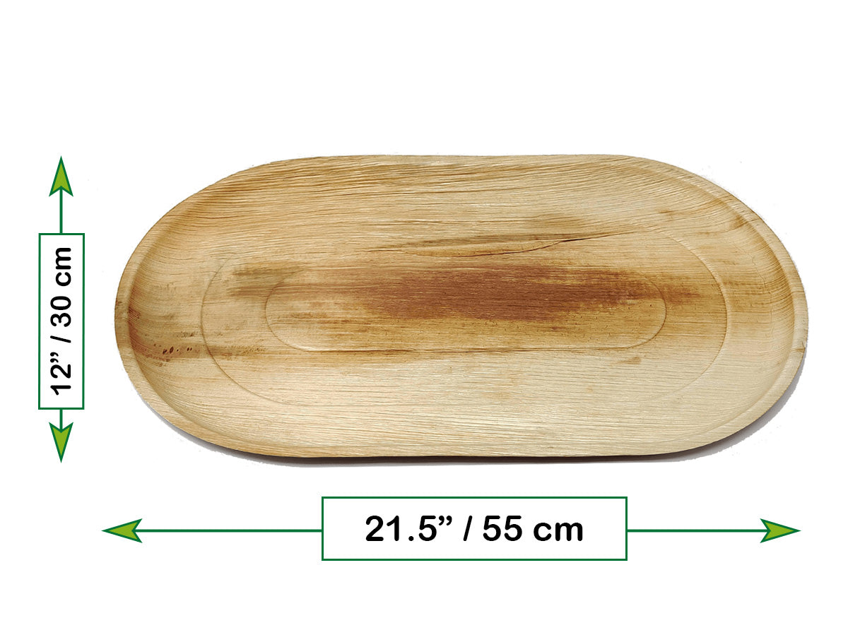 X-Large Oval Serving Tray 22"x12"